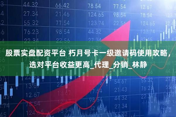 股票实盘配资平台 朽月号卡一级邀请码使用攻略，选对平台收益更高_代理_分销_林静