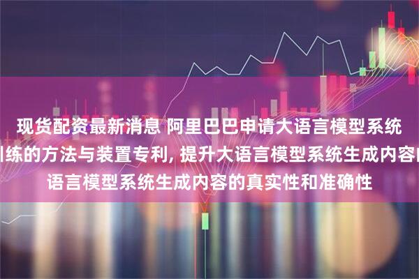 现货配资最新消息 阿里巴巴申请大语言模型系统构建及幻觉模型训练的方法与装置专利, 提升大语言模型系统生成内容的真实性和准确性